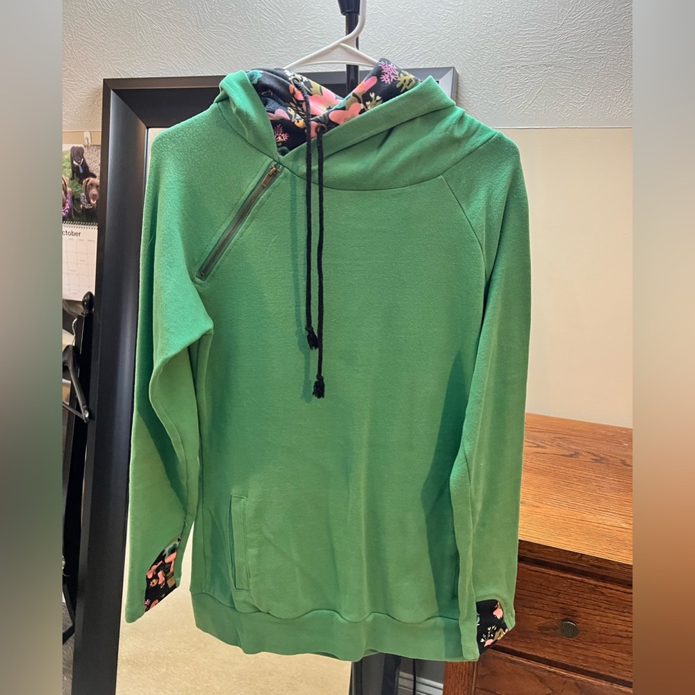 Ampersand Ave. double hooded sweatshirt